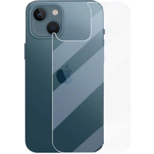 Case 4U Apple iPhone 13 9H Sert Temperli Cam Arka Koruyucu Şeffaf