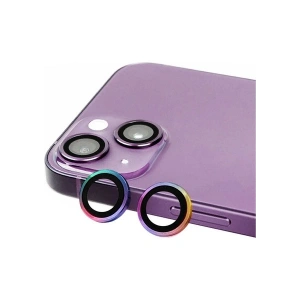 Case 4U Apple iPhone 14 Plus Kamera Lens Koruyucu 2 Parça CL-07 Renkli