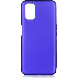 Case 4U Oppo A72 Kılıf Klasik Mat Renkli Yumuşak Premier Silikon Mavi