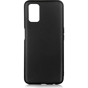 Case 4U Oppo A72 Kılıf Klasik Mat Renkli Yumuşak Premier Silikon Siyah