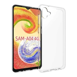 Case 4U Samsung Galaxy A04 Kılıf A+ Şeffaf Lüx Süper Yumuşak 0.3mm Ince Slim Silikon