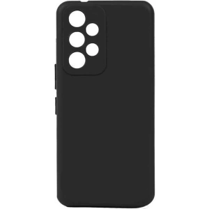 Case 4U Samsung Galaxy A53 5G Uyumlu Kamera Korumalı Kılıf Mat Renkli Yumuşak Kalın Sağlam Silikon Kılıf Biye Siyah