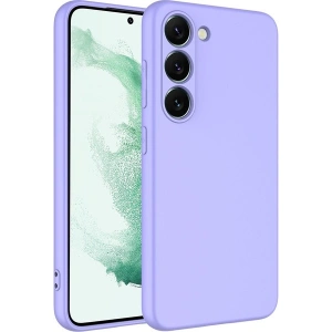 Case 4U Samsung Galaxy S23 Plus Kılıf Kamera Korumalı Içi Kadife Logosuz Mara Lansman Silinebilir Kılıf Lila