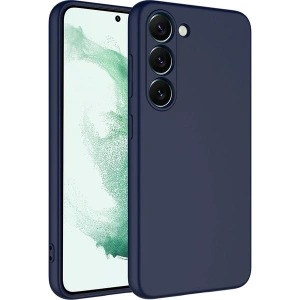 Case 4U Samsung Galaxy S23 Plus Kılıf Kamera Korumalı Içi Kadife Logosuz Mara Lansman Silinebilir Kılıf Lacivert