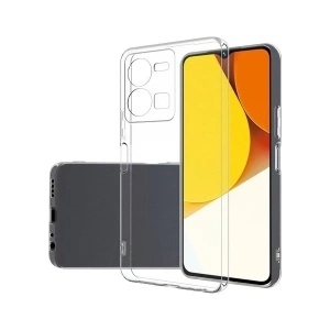 Case 4U Vivo Y35 Kılıf Kamera Korumalı Yumuşak Şeffaf Ince Süper Silikon