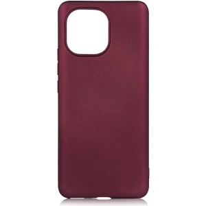 Case 4U Xiaomi Mi 11 Kılıf Klasik Mat Renkli Yumuşak Premier Silikon Mürdüm