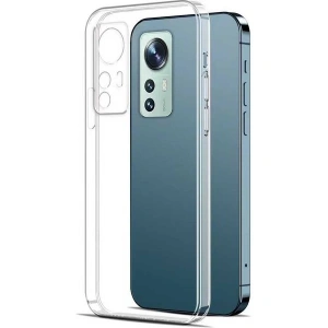Case 4U Xiaomi Mi 12 Lite Kılıf Kamera Korumalı Yumuşak Şeffaf Ince Süper Silikon