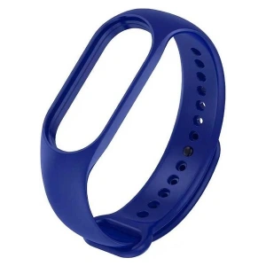Case 4U Xiaomi Mi Band 7 Akıllı Bileklik Klasik Silikon Kordon Koyu Mavi