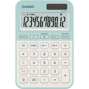 Casio MS-20YC-LG-W-DP Masaüstü Mint Yeşili Hesap Makinesi