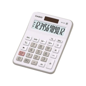 Casio MX-12B-WE Beyaz 12 Haneli Masa Üstü Hesap Makinesi Kullanışlı Özellikler ile