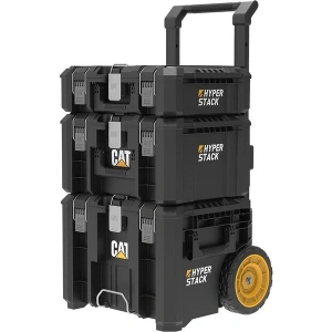 Cat DA41005 Hyper Stack Ağır Hizmet Tipi 3’lü Tekerlekli Kilitli Takım Çantası Seti