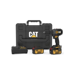 Cat DX12.2 18VOLT/4.0AH Li-Ion Çift Akülü Kömürsüz Profesyonel Şarjlı Darbeli Matkap