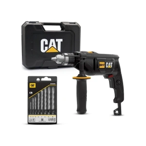 Cat DX17.1 750W 13 mm Profesyonel Darbeli Matkap + 8 Parça Aksesuar