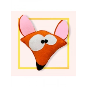 Catnip ve Kedi Zili İçeren Tilki Figürlü Oyun Yastığı