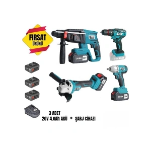 CATPOWER 4lü Set Kömürsüz 1380