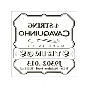 Cavaquinho için Parlak Çelik Tek Tel