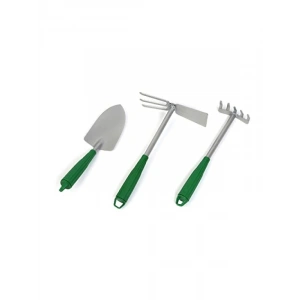 Çelik 3’lü Bahçe Seti - Çapa, Tırmık, Kürek