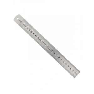 25 cm Boyunda Çelik Cetvel, Ölçüm ve Çizim İçin Dayanıklı Araç
