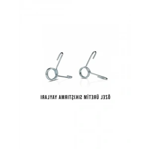 Çelik Plaka Sıkıştırma Yayı, 2 Adet Kıskaçlı, Dayanıklı Tasarım