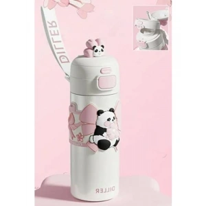 Çelik Termos, 480 ML Kapasite, Pipetli Tasarım