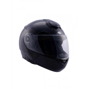 Çene Açılır Motosiklet Kaskı - Pearl Black