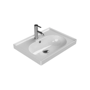 Cerastyle Turkuaz Arya Etajerli Lavabo 60*45 cm