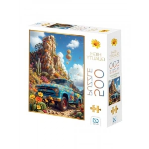 Çiçek Desenli 500 Parça Profesyonel Hobi Puzzle Yapboz (48x33 cm)