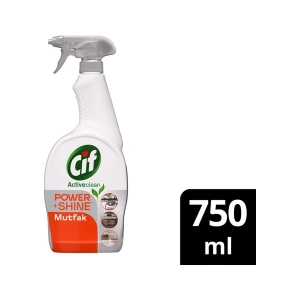 Cif Power & Shine Sprey Mutfak İçin Temizleyici ve Yağ Çözücü 750 ML