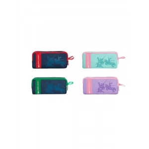 Çift Gözlü Kalem Çantası - Renk Rastgele