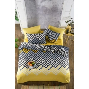 Çift Kişilik Ranforce Nevresim Takımı - Geometrik Tasarım