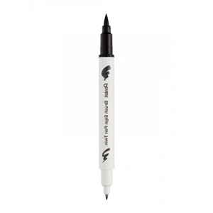 Çift Taraflı Fırça Uçlu Kalem, Siyah Renk