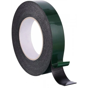 Çift Taraflı Köpük Bant, 36 mm x 10 Metre, Siyah Renk