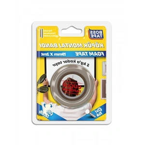 Çift Taraflı Köpük Montaj Bandı, 2 Metre Uzunlukta