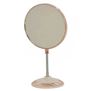 Çift Taraflı Masaüstü Büyüteçli Makyaj Aynası - Profesyonel Yuvarlak