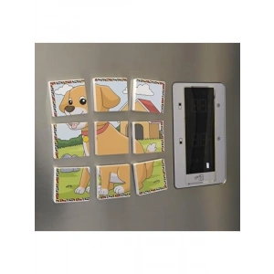 Çift Taraflı Mıknatıslı Puzzle, 9 Parça ile Eğlenceli Yapım Seti