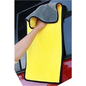 Çift Taraflı Mikrofiber Araba Yıkama Bezi - 30x60 cm