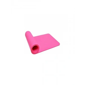 Çift Taraflı Pilates Matı, 16 mm Kalınlık, Pembe-Siyah