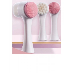Çift Taraflı Yüz Temizleme ve Masaj Fırçası