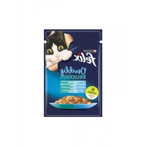 Çifte Lezzet Kedi Yaş Mama 85 gr, Somon ve Sardalya