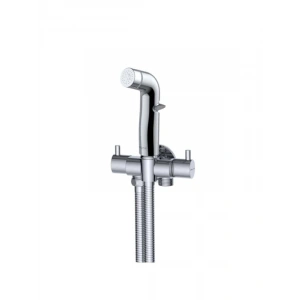 Çiftli Ara Musluk Seti - 1/2 Giriş, 120 cm Spiral Hortum