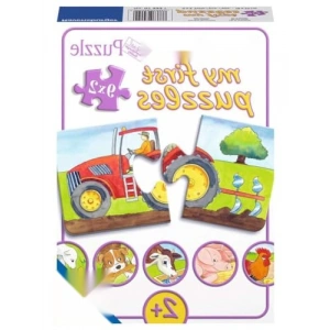 Çiftlik Temalı 9 x 2 Parça Puzzle