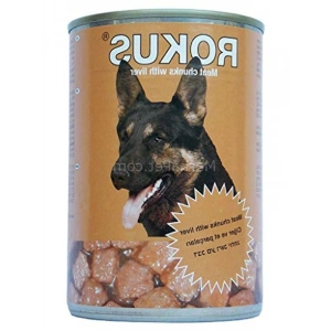 Ciğerli Köpek Konserve Maması, 410 G