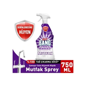 Cillit Bang Dezenfektan Mutfak Temizleyici Yağ ve Kir Sökücü Sprey 750 ml