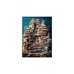 Çin Temalı 1000 Parça Puzzle, Eğlenceli Aktivite