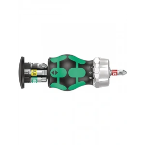 Cırcırlı Kısa Tornavida, 6 Parça, Uç Hazneli Tasarım