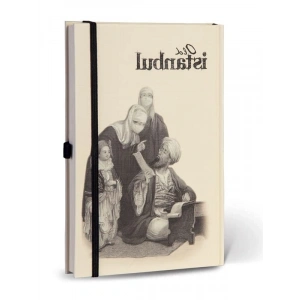 Çizgili Lastikli Eski İstanbul Temalı Journal