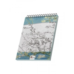 Çizgisiz A5 Eskiz Defter - 100 Sayfa, Beyaz Renk, Spiralli