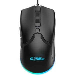 Claws Cerberus Pixart PAW3519 Sensörlü 4200 Dpi Wide Rgb Özel Abs Doku Kablolu Gaming Mouse - Siyah