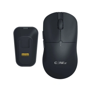 Claws Rajin Blaze Çift Modlu Kablosuz 12000 Dpi Rgb Şarj Standlı & Makro Yazılımlı Kablosuz Gaming Mouse - Siyah (2.4 Ghz Kablosuz + Bluetooth)