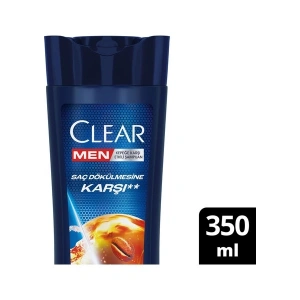 Clear Men Kepeğe Karşı Etkili Şampuan Saç Dökülmesine Karşı 350 ml